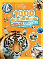 1000 autocolante Animale fioroase Carte