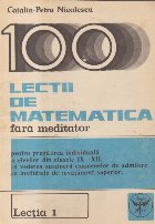 100 lectii matematica fara meditator