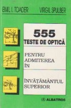 555 teste optica pentru admiterea