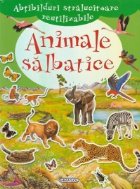 Abtibilduri stralucitoare reutilizabile - Animale salbatice