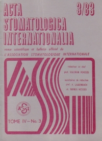 ACTA Stomatologica Internationalia 3/1983