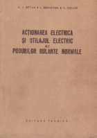 Actionarea electrica utilajul electric ale