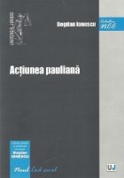 Actiunea pauliana