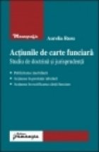 Actiunile carte funciara Studiu doctrina