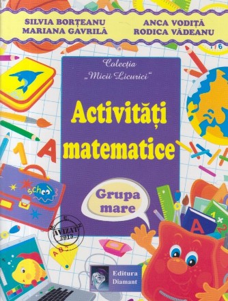 Activitati matematice, Grupa mare