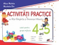 Activitati practice cu Rita gargarita si Greierasul albastru.Caiet pentru grupa mijlocie 4-5 ani