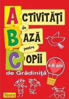 Activităţi de bază pentru copii de grădiniţă