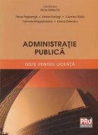 Administratie publica Teste pentru licenta