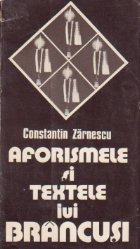 Aforismele textele lui Brancusi (Cu