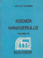 Agenda managerului Volumul III lea