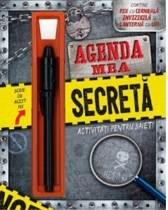 Agenda mea secreta. Activitati pentru baieti + Pix