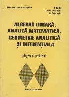 Algebra liniara analiza matematica geometrie