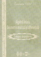 Algebra liniara Geometrie analitica diferentiala