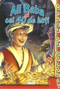 Ali Baba si cei 40 de hoti: carte de colorat