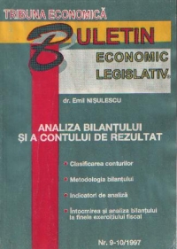 Analiza bilantului si a contului de rezultat