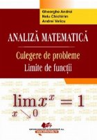 Analiza matematica Culegere probleme Limite