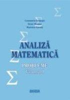 Analiza matematica Probleme