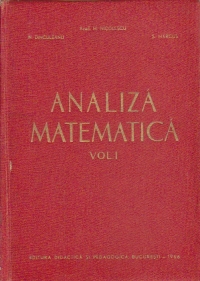 Analiza matematica, Volumul I