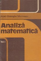 Analiza Matematica, Volumul I