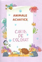 Animale acvatice. Carte de colorat