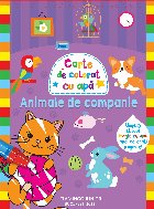 Animale companie carte colorat apă