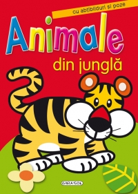 Animale din jungla - cu abtibilduri si poze