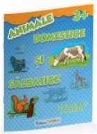 Animale domestice salbatice Carte colorat