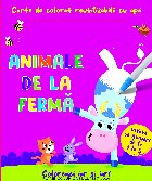 Animale fermă carte colorat reutilizabilă