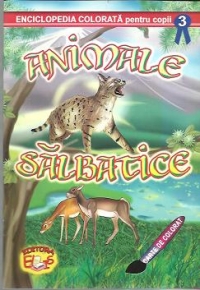 Animale salbatice - Carte de colorat