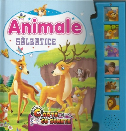 Animale salbatice. Carte cu sunete