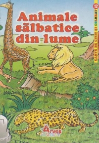 Animale salbatice din lume - carte de citit si colorat