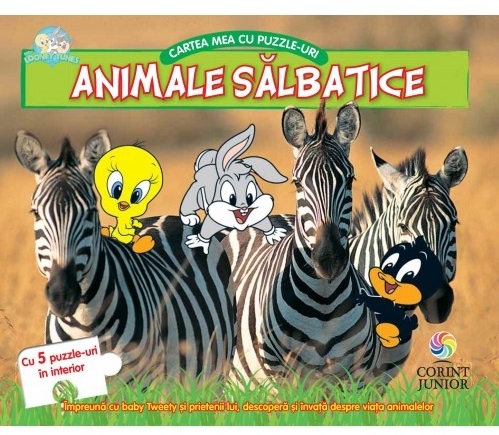 Animale sălbatice. Cartea mea cu puzzle-uri (Baby Looney Tunes)