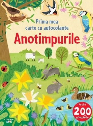 Anotimpurile. Prima mea carte cu autocolante