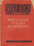 Antologia poeziei rominesti Volumul lea