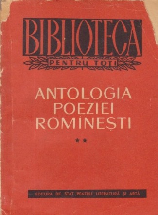 Antologia poeziei rominesti, Volumul al II-lea