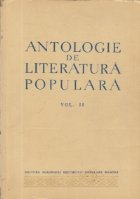 Antologie Literatura Populara Volumul lea