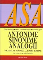 ANTONIME SINONIME ANALOGII Vocabular minimal