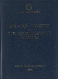 Anuarul statistic al Republicii Socialiste Romania - 1988