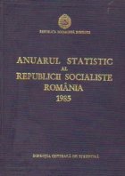 Anuarul Statistic al Republicii Socialiste Romania, 1985