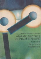 Aparate electrice inalta tensiune Montare