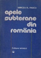 Apele subterane din Romania