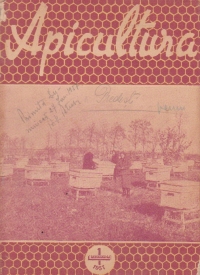 Apicultura, nr. 1/1957 - Revista lunara de stiinta si practica apicola