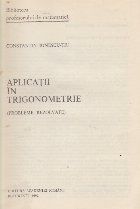 Aplicatii in trigonometrie (Probleme rezolvate)