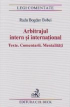 Arbitrajul intern international Texte Comentarii