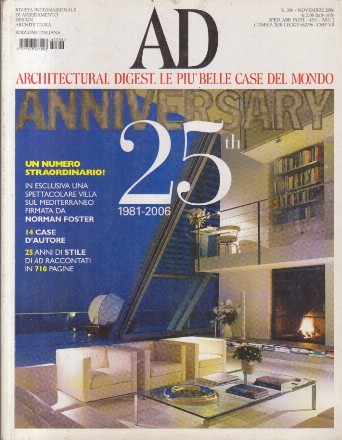 Architectural Digest. Le Piu Belle Case Del Mondo - Anniversary 25th 1981-2006