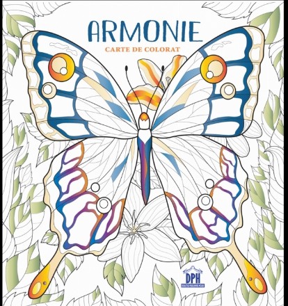 Armonie: Carte de colorat - 28 de file detasabile