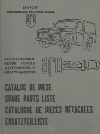 ARO 240 - Catalog de piese / Spare parts liste / Catalogue de pieces detachees / Ersatzteilliste