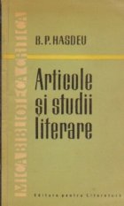 Articole studii literare