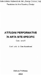 Atitudini performative în arta site