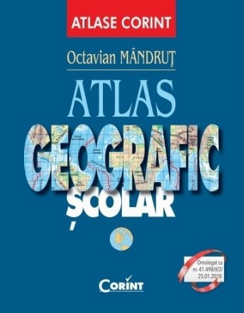 Atlas geografic scolar (coperta albastra)